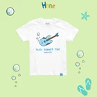 Hnne, Новинка лета 2021, хлопковые футболки, детский мультяшный принт, приятный для кожи, унисекс, для мальчиков, девочек, топы, здоровье, детские топы, 100%