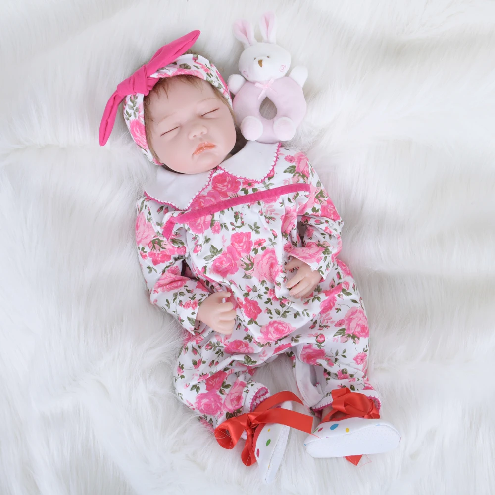 22 &quot55 см классическая популярная Реалистичная укоренившая мохер кукла для