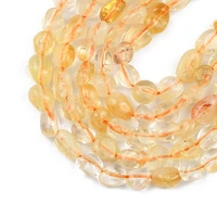 hgklbb irregular natural citrines crystal beads yellow quartz stone beads for jewelry making diy bracelets necklace 46mm 15