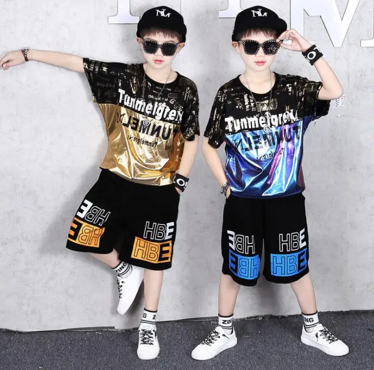 Футболка с коротким рукавом и штаны для мальчиков на Возраст 3 15 лет|Комплекты