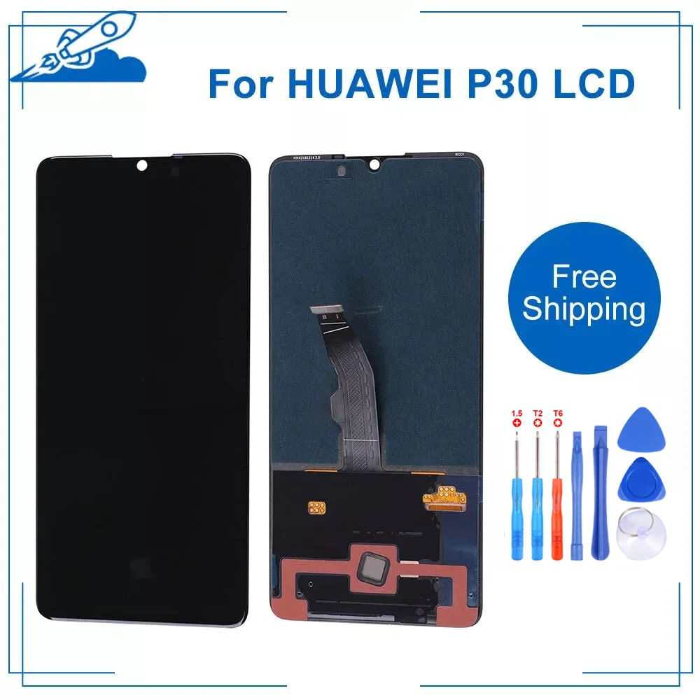 Best OEM For HUAWEI P30 6.1'' AMOLED Touch Screen Digitizer Display For Huawei P30 Screen Replacement Frame Or Not With Gift