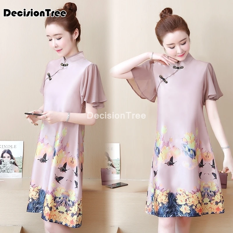 2021 китайское платье Ципао традиционное классическое женское элегантное новое с