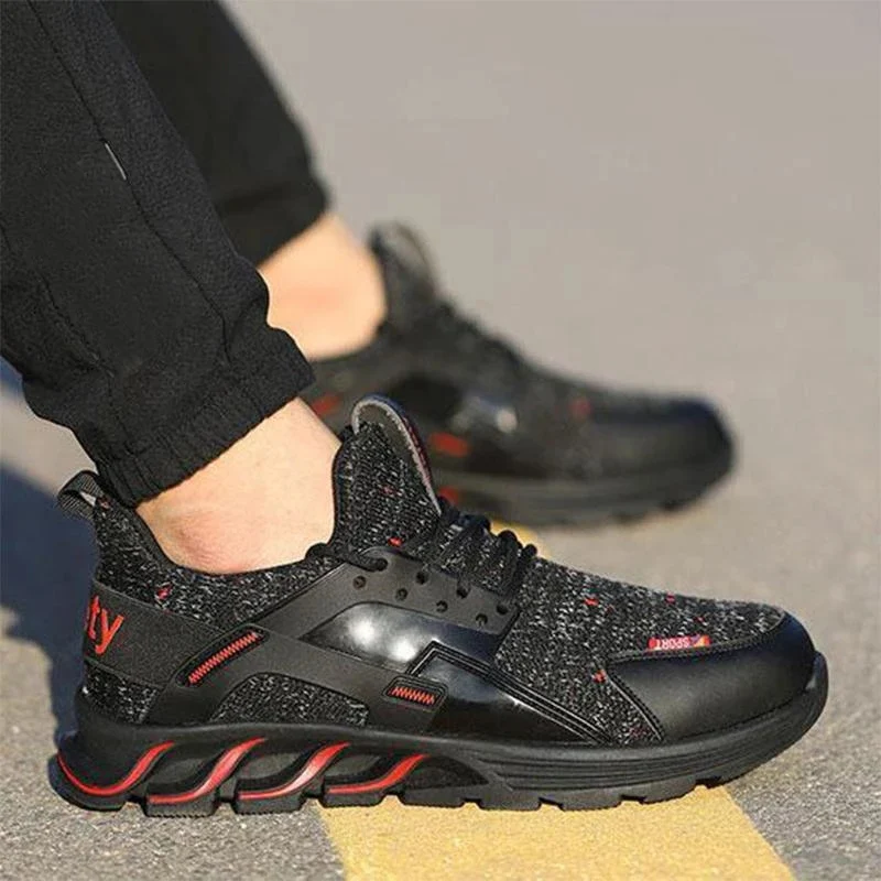 Новое поступление безопасная обувь анти-разбивающая легкая дышащая