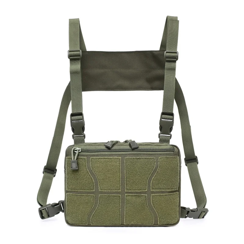 Functional Tactical Chest Bag Military Quick Take Off Portable Tool Bag Training Running Hunting Cell Phone Pockets