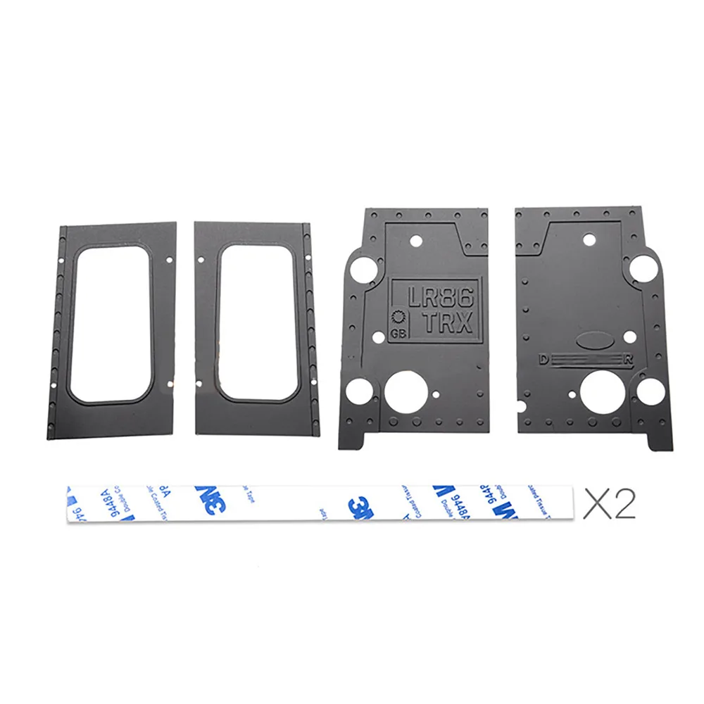 

Декоративная отделка задней двери для TRX4 guard Defender G043BB/BS RC Автомобильная отделка из нержавеющей стали декоративная деталь с имитацией заклеп...