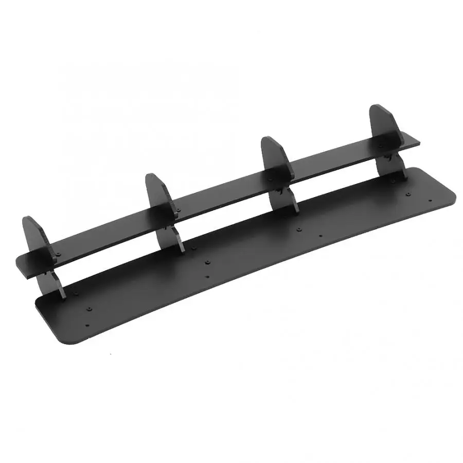 Автомобильный матовый черный диффузор для заднего бампера боковые разветвители