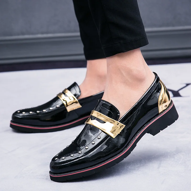 

Новые модные кожаные свадебные туфли; Мужские повседневные кожаные лоферы; Классическая обувь; Мужские лоферы; Мужская обувь для вождения; ...