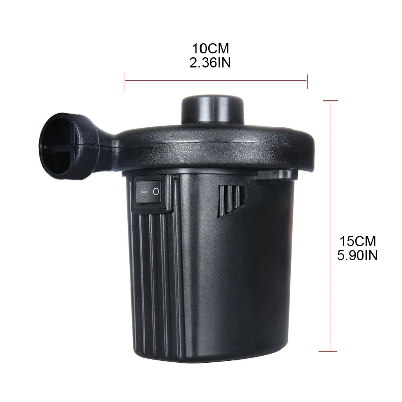 

Electric Rechargeable Inflator for Swimming Ring Quick-Fill Air Mattress Pump QW