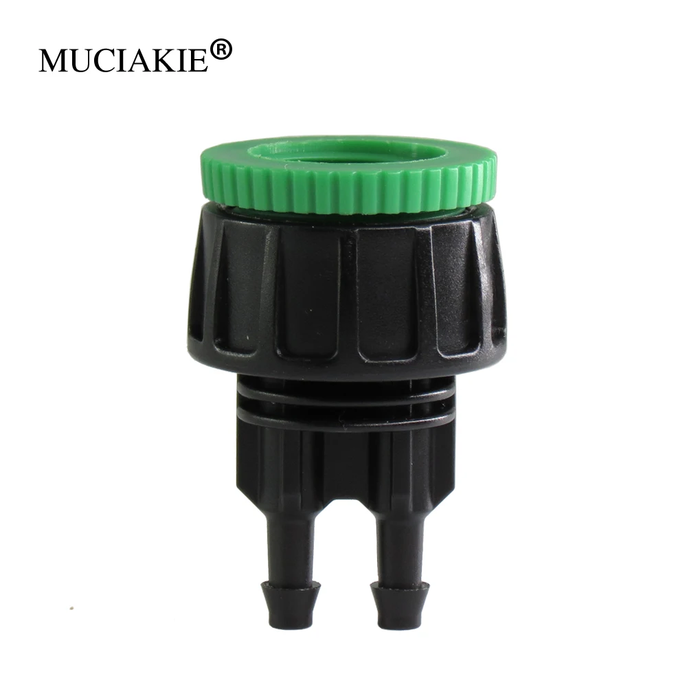MUCIAKIE 4 шт. садовый кран 1/2 дюйма 3/4 внутренняя резьба на 1/4 Соединитель с двумя