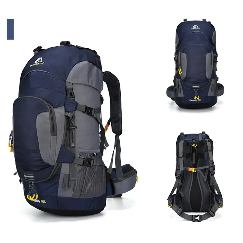 Waterproof Hiking Backpack Rucksack 60L Outdoor Sports Bag Travel Camping Women Trekking For Men | Спорт и развлечения