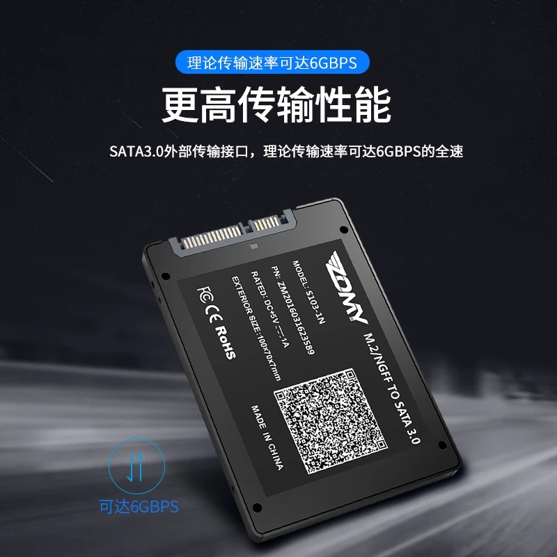 Mini Pcie mSATA SSD на 2 5 &quotSATA3 адаптер карты с чехлом 7 мм толщина ПК Новый твердотельный