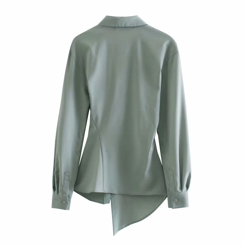 

Paris Girl Fashion Blouse Women Turn-Dowm Collar Long Sleeve Elegant Tops Autumn Button Casual Costume Female Shirt Streetwear