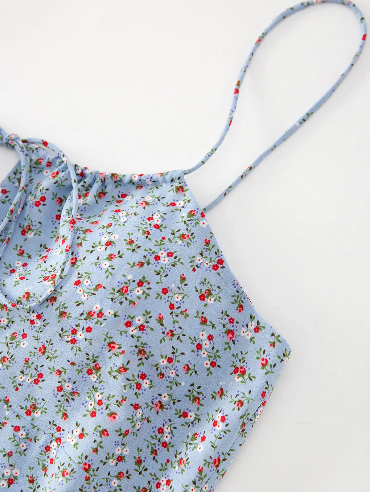 ZAFUL летнее женское мини-платье с цветочным рисунком и короткими бретельками