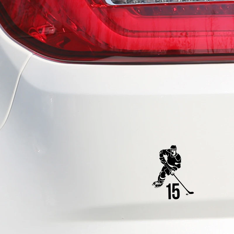 

Aliauto Fashion Hockey Decor Vinyl Car Stickers Accessories Motorcycle Silhouette Reflective Waterproof Decal,13cm*10cm