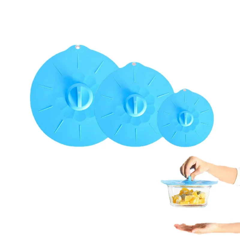 3 шт. силиконовая крышка для сохранения свежести продуктов|Крышки свежести| |
