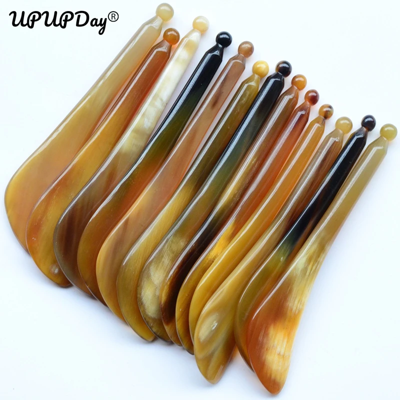 

Natural Ox Horn Face Massager Acupuncture Pen Facial Gua Sha Lifting Skin Care Beauty Tool Meridians Therapy Scraper Relaxation