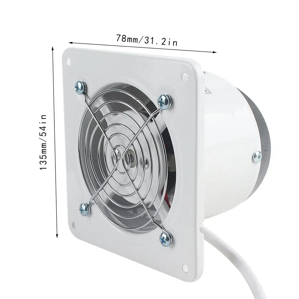 

Industrial Ventilation Extractor Metal Axial Exhaust Commercial Air Blower Fan Low Noise Stable Running