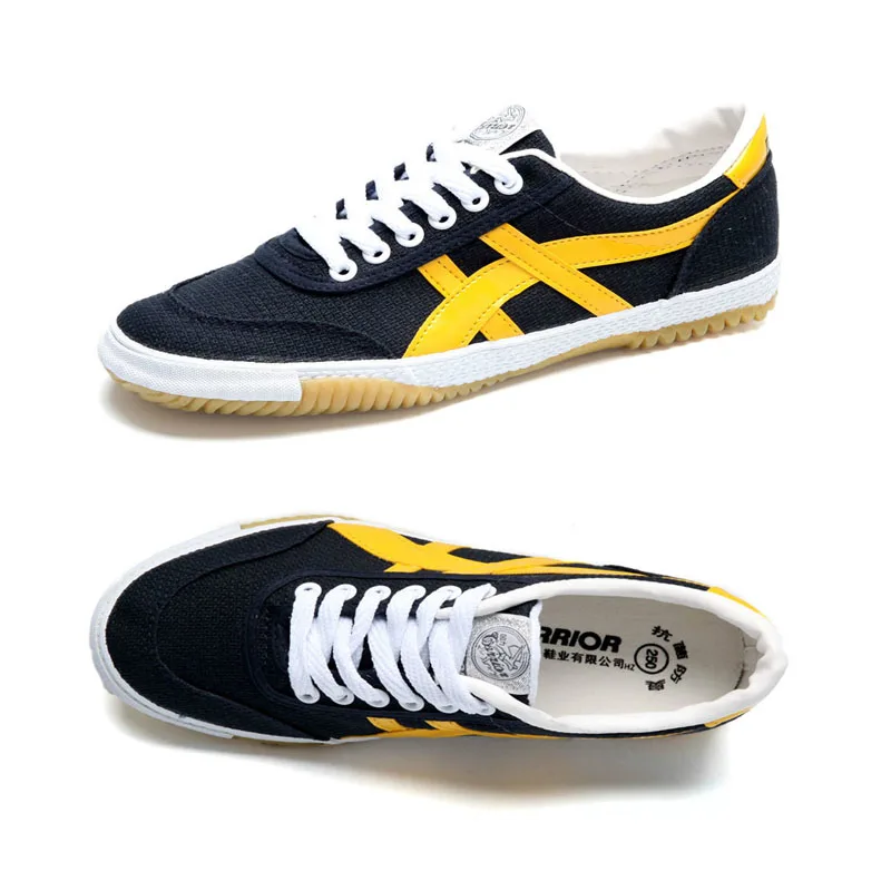 Blue Flat Warrior Shoes Canvas Breathable Sneakers Slippers Taichi Kung Fu Martial Art Walking Taekwondo Footwear Sports Stylish