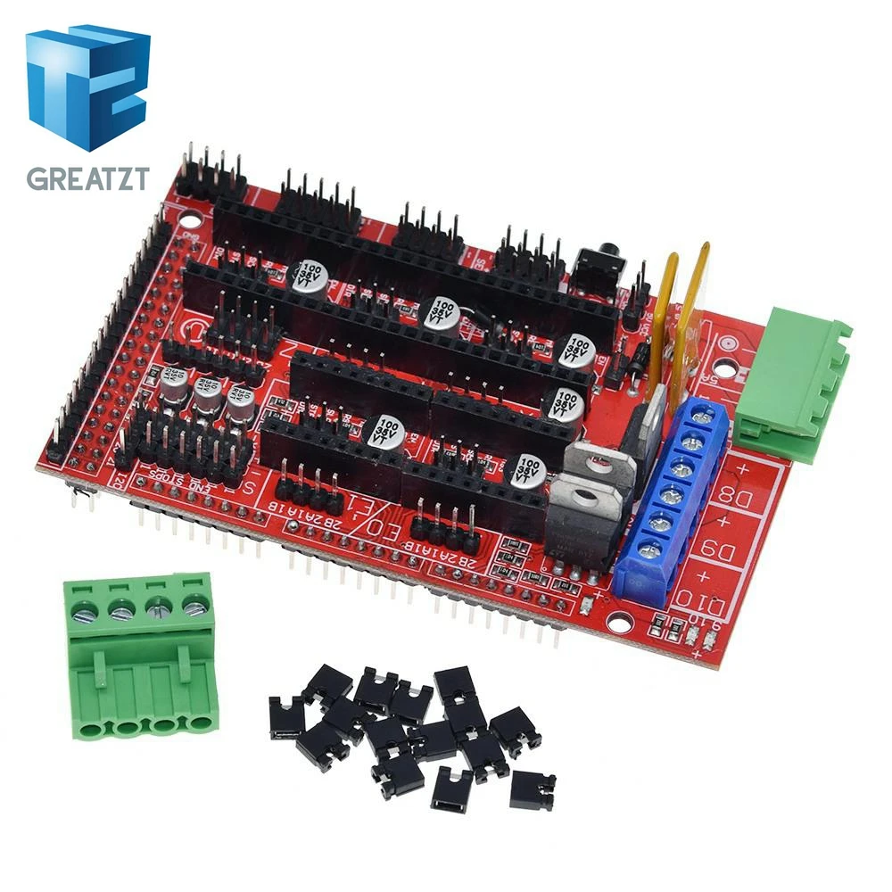 GREATZT 1 шт. RAMPS 4 панель управления для 3D принтера Reprap MendelPrusa Arduino|brand new|new arrivalramps 1.4 |