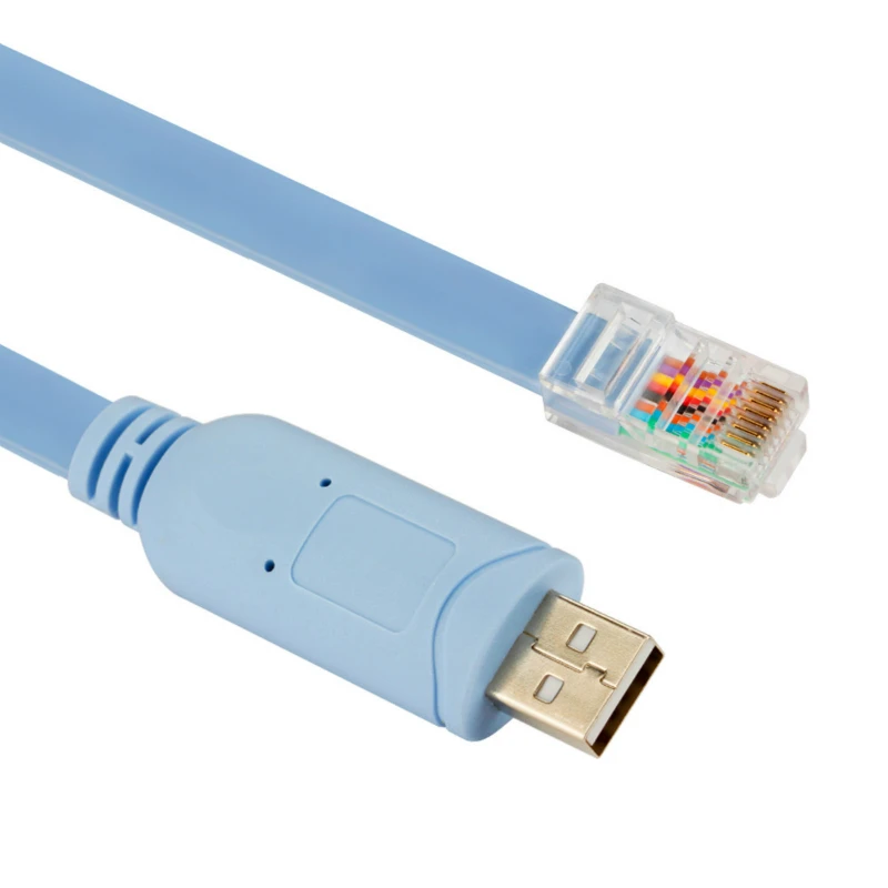 Кабель для отладки консоли USB/RJ45 RS232 последовательный кабель USB 1 8 м переключатель