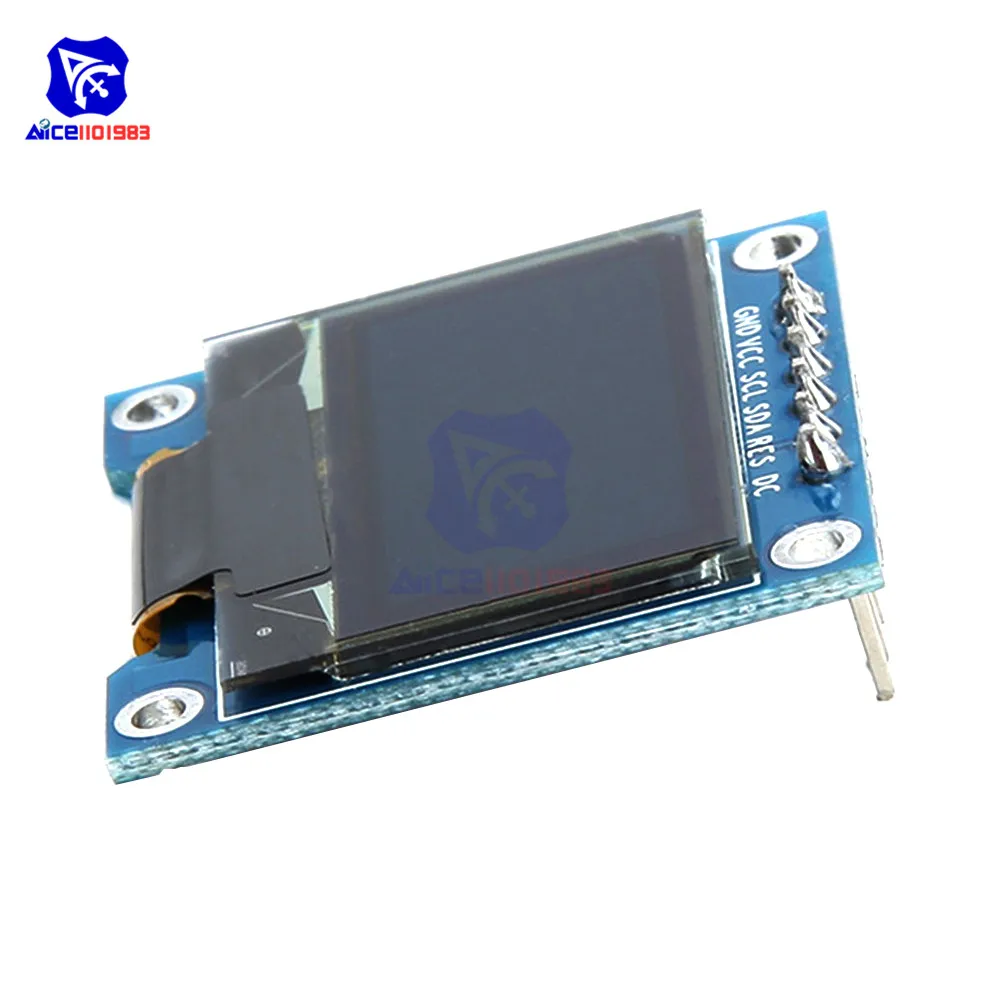Diymore 0,96 дюймовый SPI igc OLED дисплей SSD1306 128*64 желтый и синий ЖК-дисплей модуль для Arduino 51 SMT32 I/O