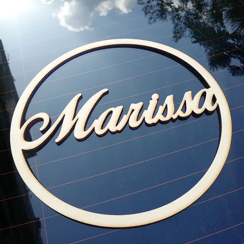 Деревянные круглые таблички с индивидуальным именем на заказ вывески свадебные