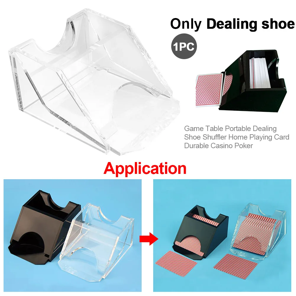 Домашний прочный шаффлер универсальный акриловый игровой стол для игры в покер