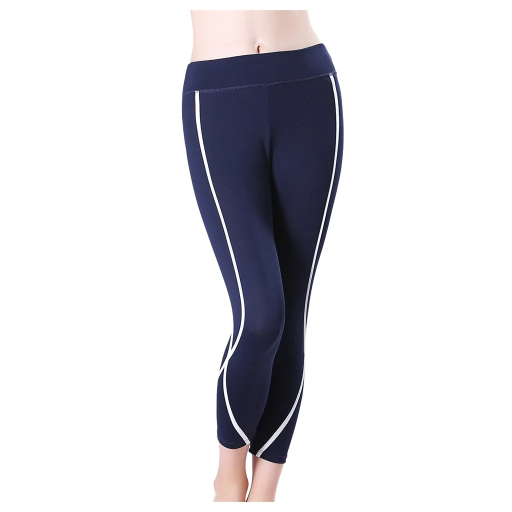 Новинка женские эластичные Леггинсы для йоги с высокой талией качественные