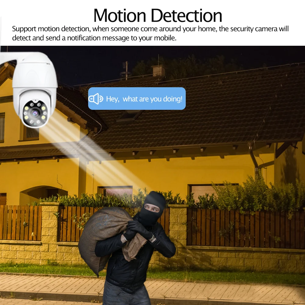 1080P IP камера WIFI наружная PTZ 4X цифровая безопасности с зумом Беспроводная