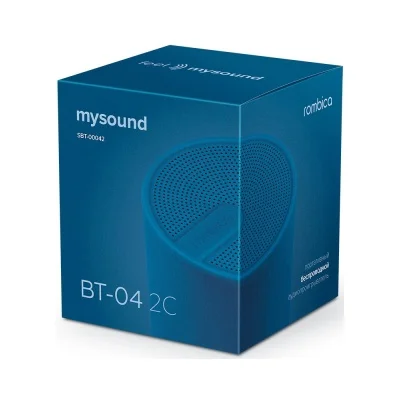 Фото Портативная Bluetooth акустика Rombica Mysound BT-04 2C Blue Синяя | Электроника