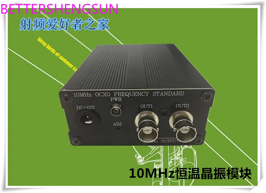 

10MHz OCXO Constant Temperature Crystal Oscillator Clock Frequency Reference High Stability BNC/Q9 Version