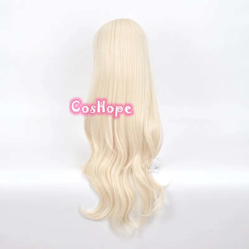 Парик Эльзы волос Для женщин длинные молочно белый парик Косплэй аниме s