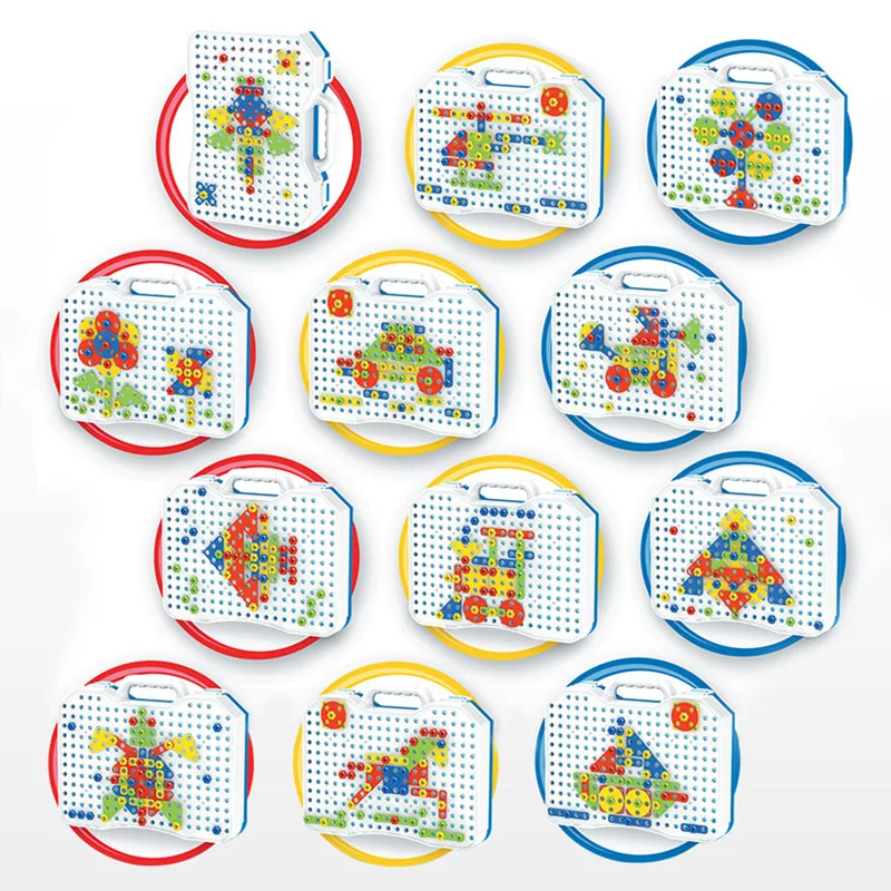 Игрушка &quotсделай сам&quot для детей 3D пазл игрушки электрическая дрель винт группа