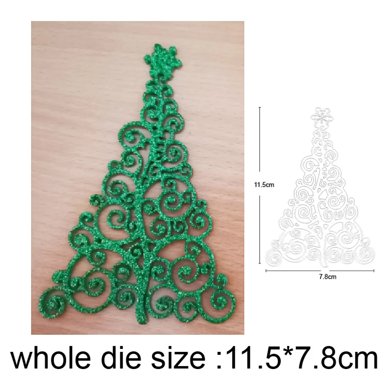

metal cutting dies cut die mold Christmas Tree decorations Scrapbooking dies cards crafts knife mould blade punch stencils dies