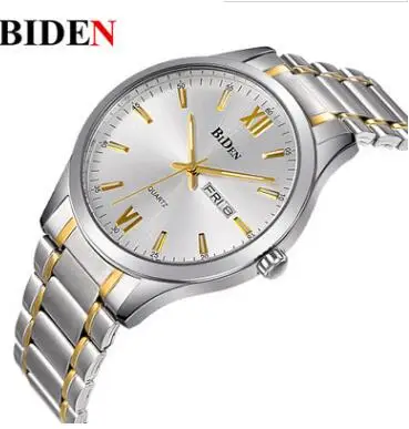 30 шт./партия женские водонепроницаемые часы со стальным браслетом