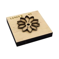 japan steel blade diy leather craft template sun flower pattern die cutter knife mould wooden die hand punch
