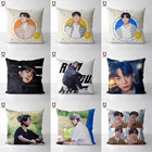 Подушка Kpop, искусственная плюшевая наволочка, версия сделай сам, 21 чехол для подушки, квадратная наволочка 40x40 см, 45x45 см