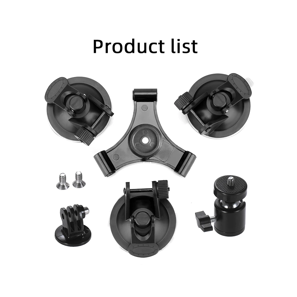 

MountDog Car Window Suction Cup for GoPro Hero 7 5 6 4 Black Accessories Car Mount For Eken H9r Yi 4K Sjcam Sj4000 Session