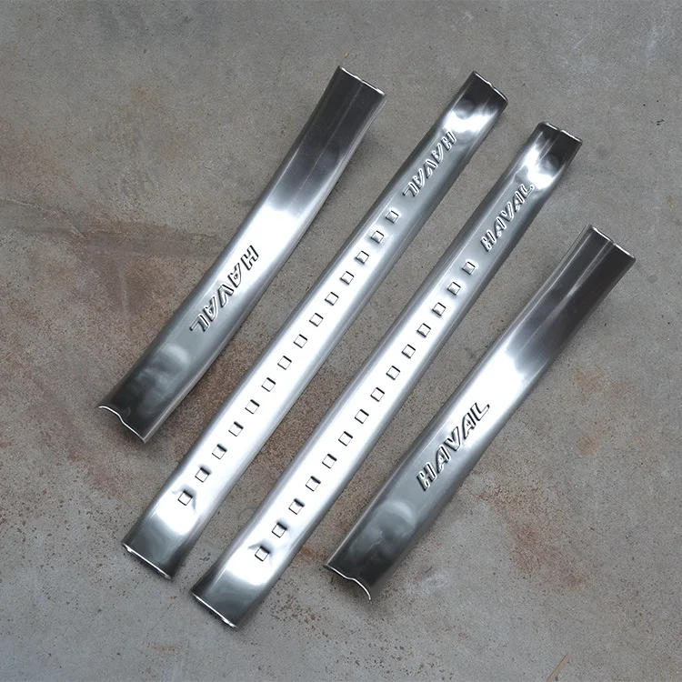 

8 Pcs for 2014-2018 Harvard H1 Threshold Bar Stainless Steel Welcome Pedal Special for Modification