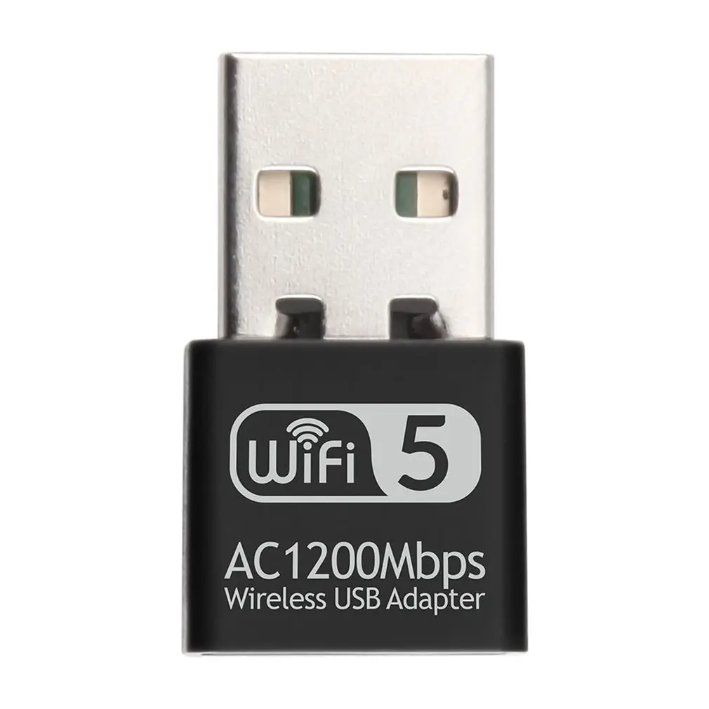 

Usb Dual Band Беспроводной адаптер переменного тока сетевая карта 1200 Мбит/с 2,4 ГГц 5,8 сетевая карта Поддержка Вай-Фай адаптер