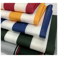width 59 600d thick outdoor waterproof fabric by the yard stripe oxford cloth for sunscreen sunshade canopy