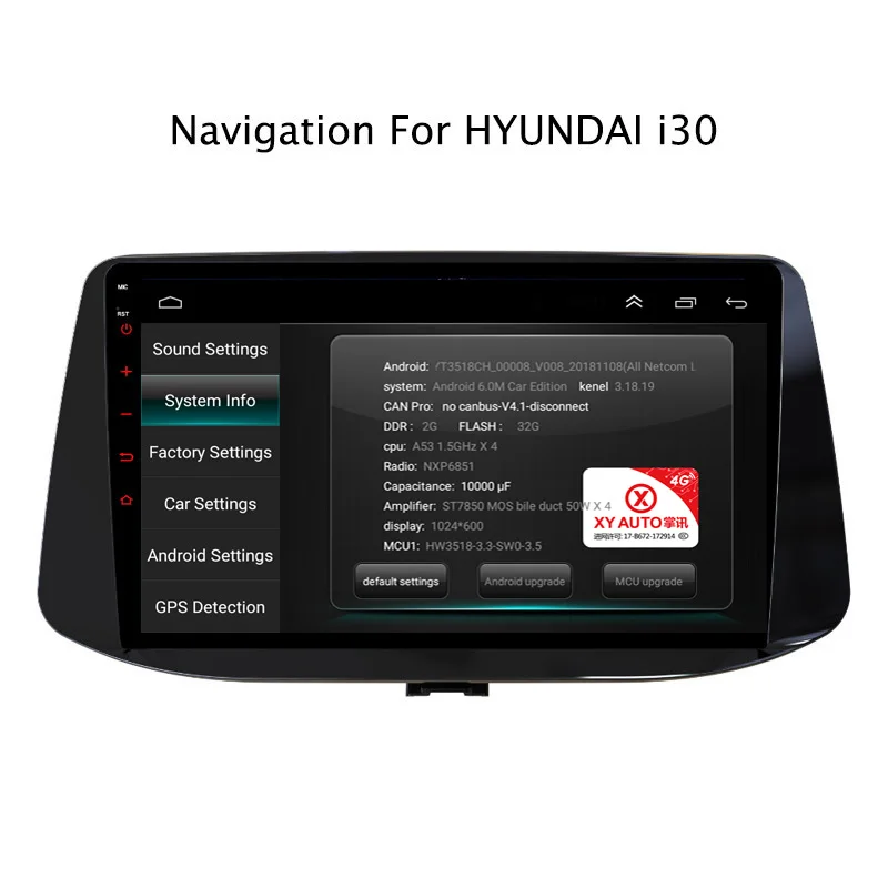 9 "2G ram 3 2G rom Автомобильный dvd android 8 1 плеер для hyundai I30 2017-2018 со слотом sim-карты Радио