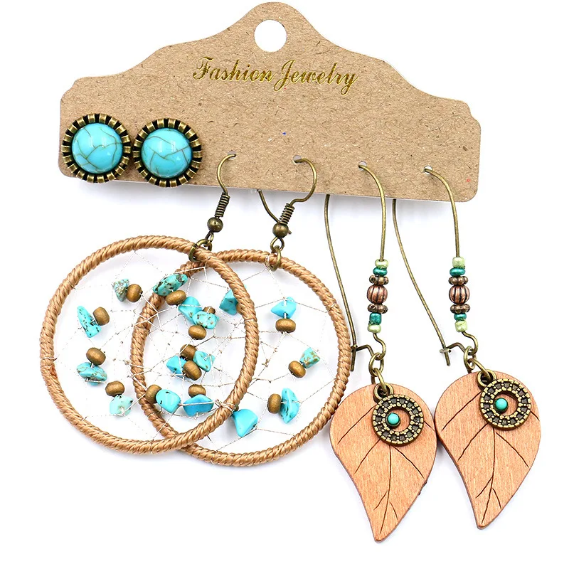 Модные аксессуары популярный Европейский и американский комплект из 3 предметов