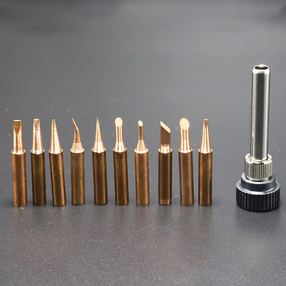 11 шт. медь 900 м паяльник наконечник+ casingFor Hakko 936 паяльная станция ПАЯЛЬНЫЕ НАКОНЕЧНИКИ