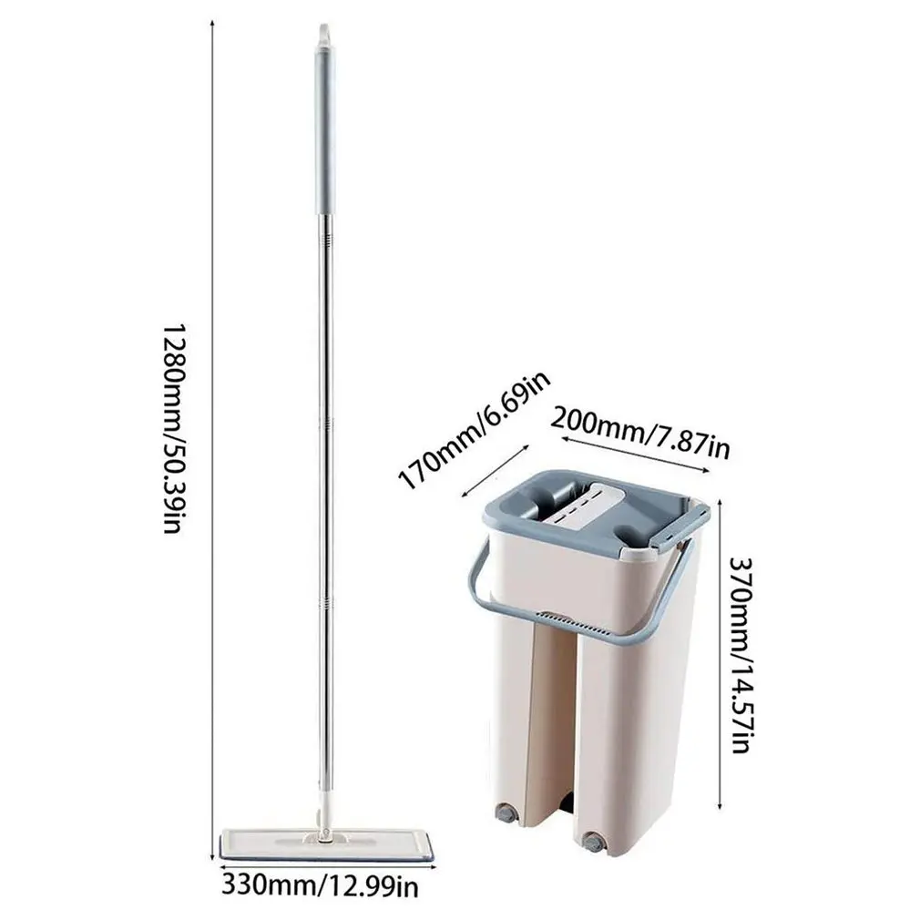 

Flat Mop Disposable Mop Vibrating Fast Hand Net Red Mop For Lazy People Mop Bucket Cloth Cleaning Tool Set