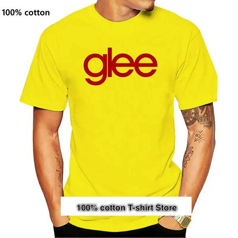

Camiseta с логотипом Glee, цвет красный и белый