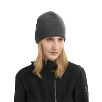 casual multi use soft unisex warm caps running sports hats autumn winter knitted hat