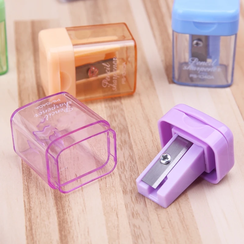 

Mini Manual Pencil Sharpener Hand Portable Desktop Tool Student School Supplies