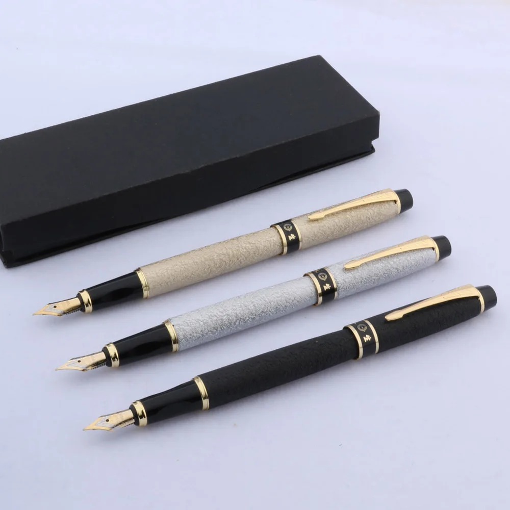 Высококачественная металлическая Золотая перьевая ручка 877 украшение со