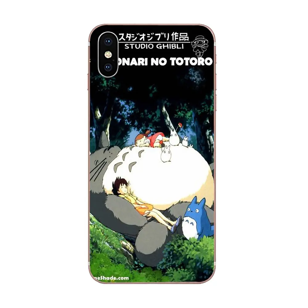 Время приключений Тоторо Мягкий мобильный телефон для samsung Galaxy Note 5 8 9 S3 S4 S5 S6 S7 S8 S9